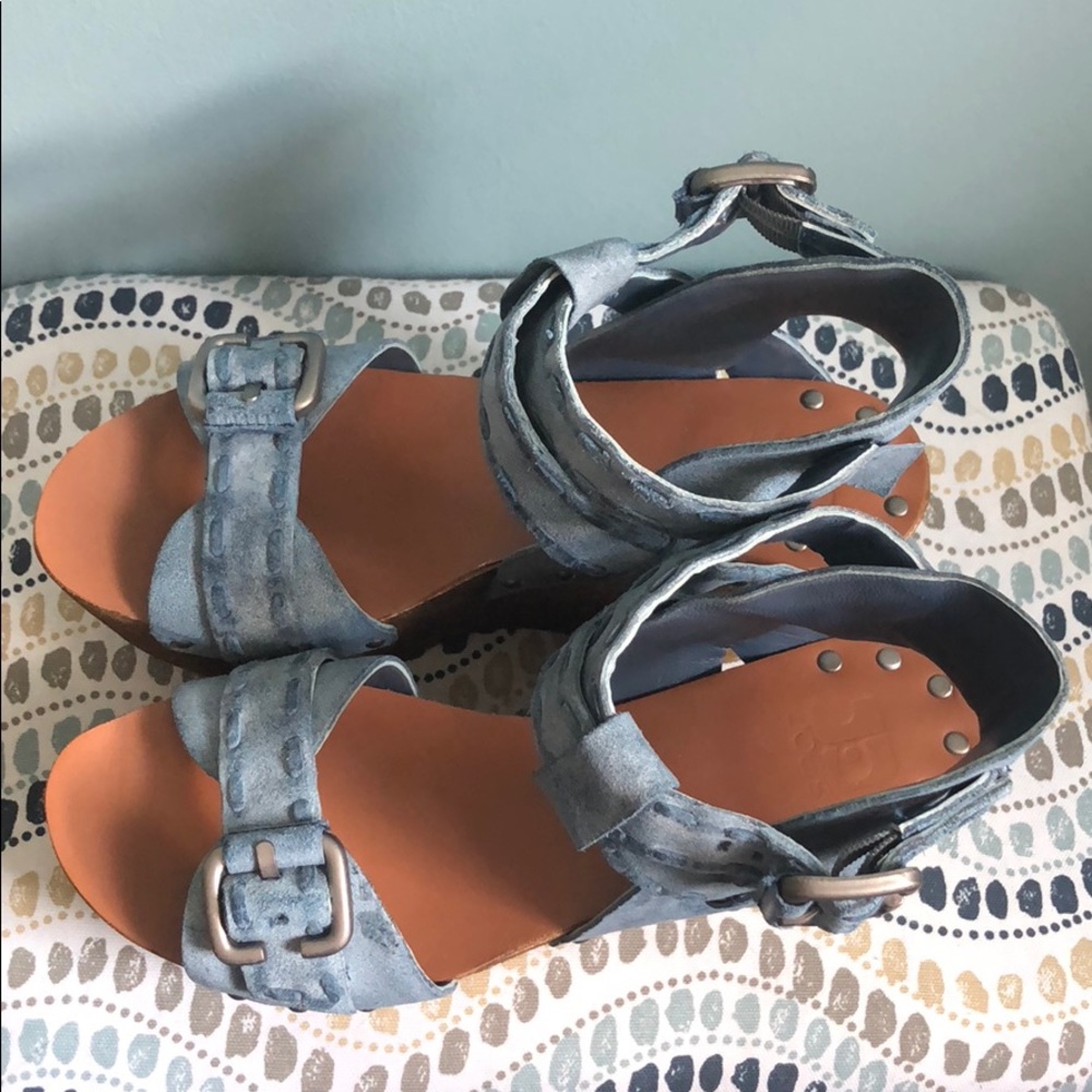 Joes jeans leather wedges - Picture 5 of 7